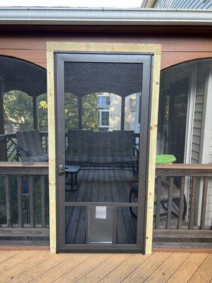 Screen Door Replace ( After )