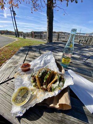 These tacos are LEGIT! All this for $8!