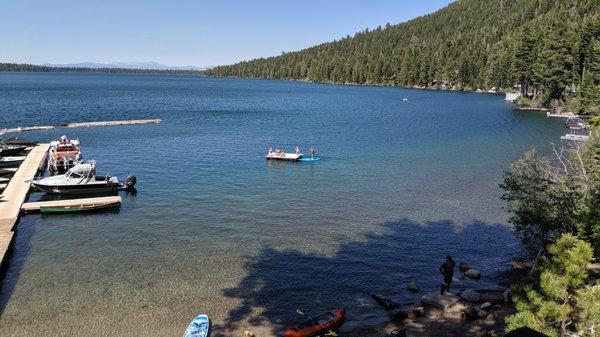 Lunch views from the deck!