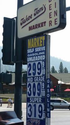 Best gas prices in Tahoe!