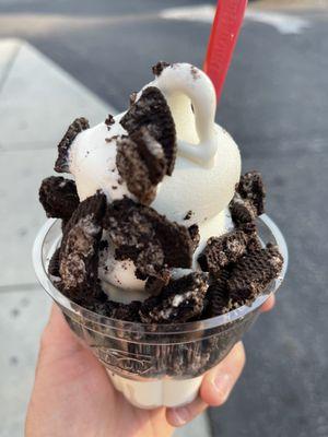 Oreo sundae