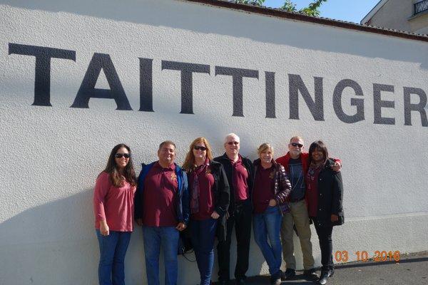 US Tasting Team on a trip to Champagne, France