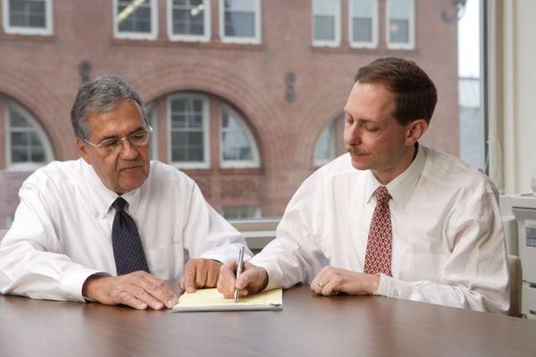 Attorneys James Samster (of Counsel) and Jonathan Safran.