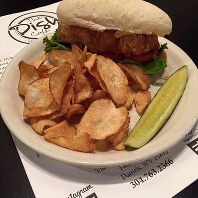 Fried Cod Sandwich on Homemade Bread $7.99