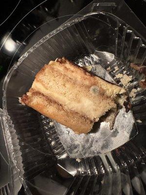 Moldy tiramisu