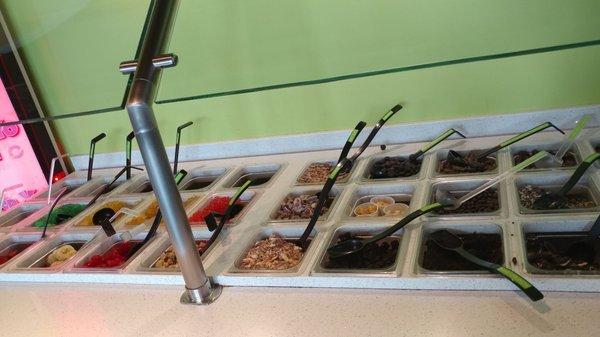 Great selection of toppings