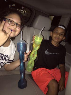 Kids are happy! Cool cups from Valero!!!