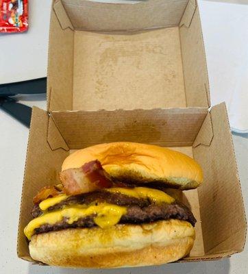 Double bacon cheeseburger