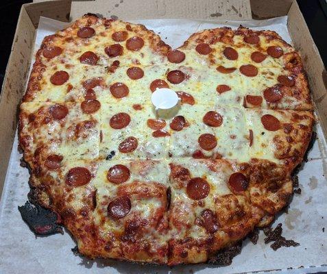 Mattina's - Pepperoni & Cheese (Heart shaped for Valentine's day)