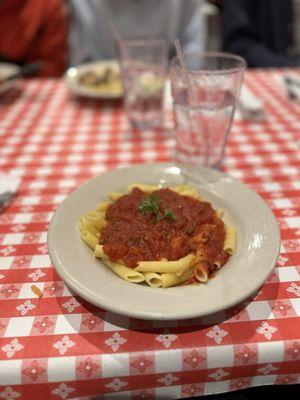 Pasta with Spicy Marinara Sauce