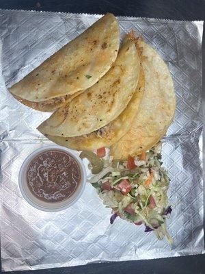 Chicken tacos with cabbage salad