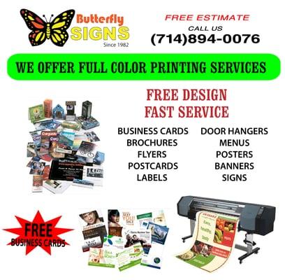 FREE Designs! Ask about our Specials & Discounts!