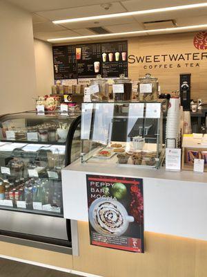 Sweetwaters cafe on the lower level of the library