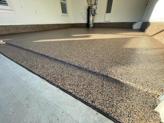 Garage 2 Car flooring installation.  Work done was outstanding and done to perfection. Highly recommended