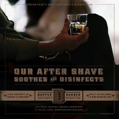 Come by and try some of our Organic shave products!