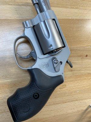 My Smith & Wesson 637 .38 revolver. Perfect for my ccw.