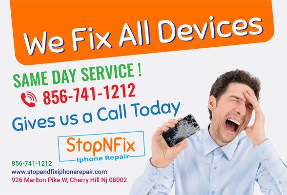 Stop and Fix iphone Repair