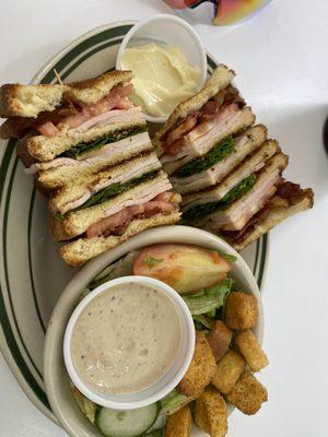 Lol I had to.  The Julia... I mean the club sandwich.  It was VERY good.