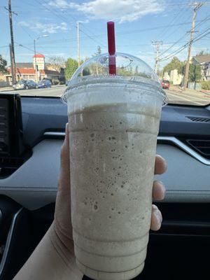 Hazelnut Latte requested ice blend