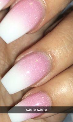 French fade ombré nails