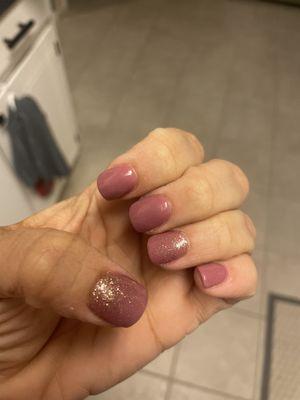 Pre pre valentines nails