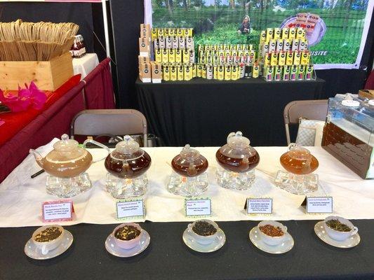 SAHPAT teas at NYC Coffee & Tea Festival . That was our 4th time in coffee & Tea festival .