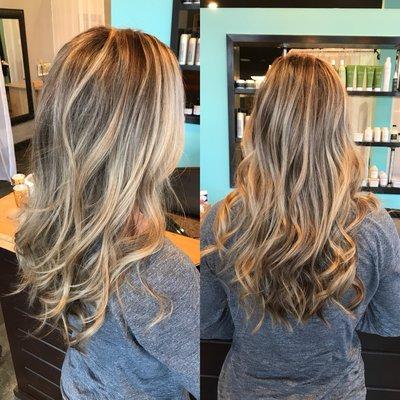 Baby lights and balayage