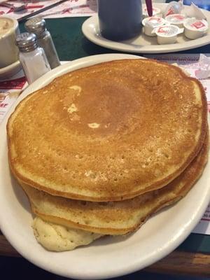 Pancakes are huge !!!