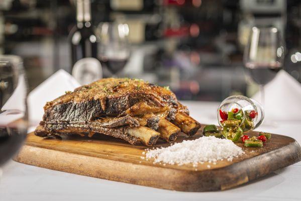 Juicy tender beef ribs at Churrasco Brazilian Steakhouse Palm Springs