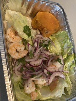 Ceviche de camarones (Shrimp Ceviche)