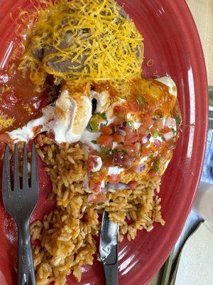 Enchilada Platter Beef and Chicken