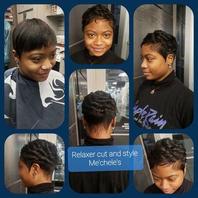 Relaxer cut and style