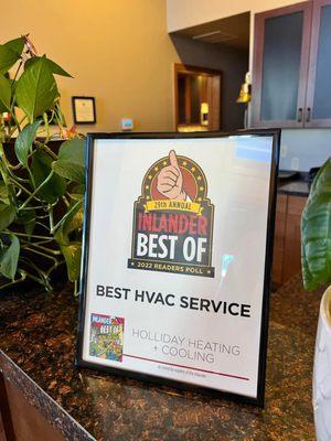 Best HVAC Service - Inlander Best Of