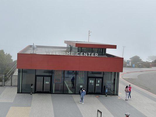 The welcome center