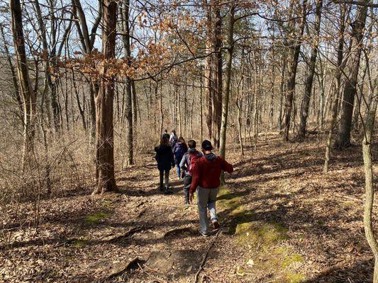 People hiking