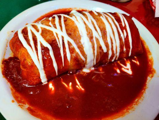 Carne Asada Wet Burrito