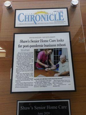 Shaw's Senior Home Care Service