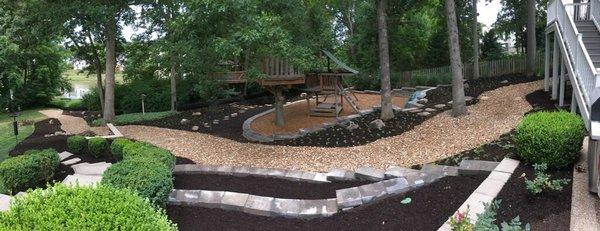 Landscape design and Install.  Erosion control