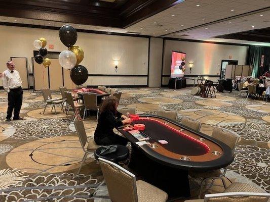 Have a casino theme party in California for you next party rental