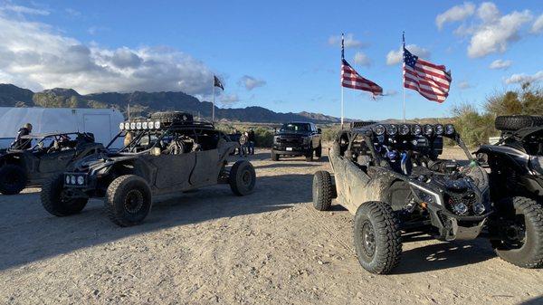 Mohave Desert, Can-Am running perfect! Thanks Mickey