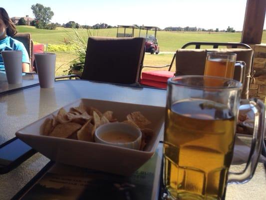 Cold beer, porch, etc.