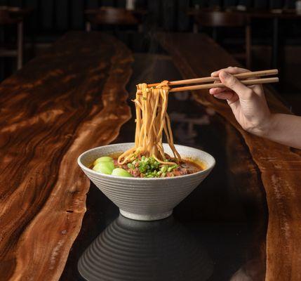 Shang Beef Noodle with Hand-pulled Noodle