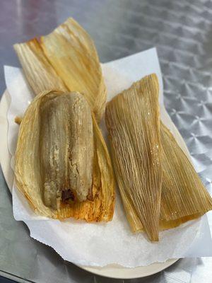 Tamales are soooo good