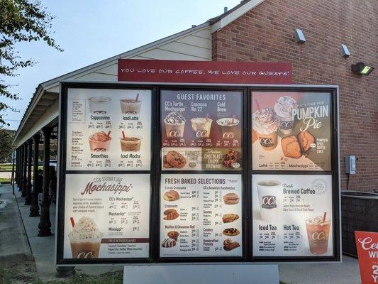 Drive-Thru Menu