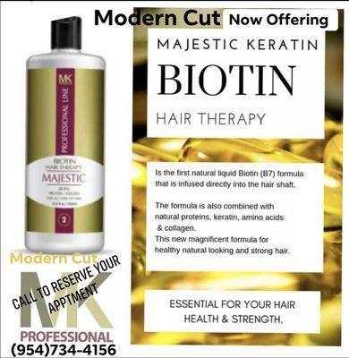 Hair Biotin therapy call to reserve your appointment today. (954)734-4156. Ask for Jen