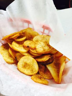 Fry chips with old bay