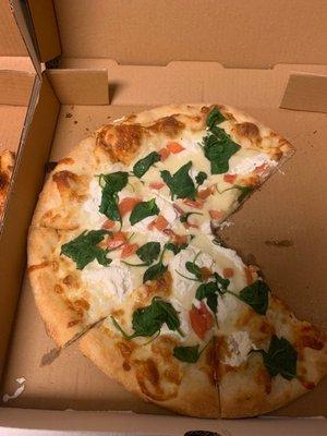 Brooklyn white pizza