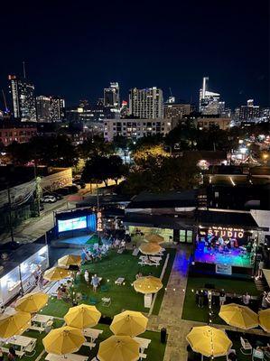 Rooftop view