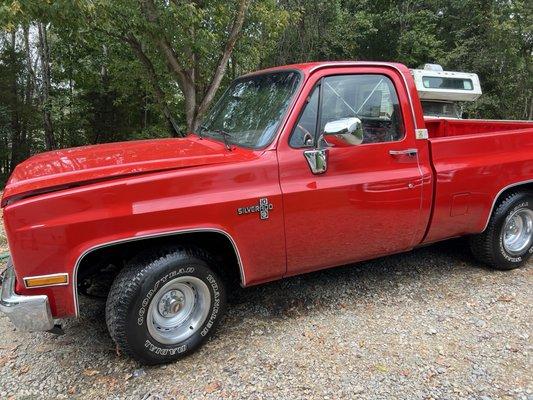 85 Chevy Silverado they painted