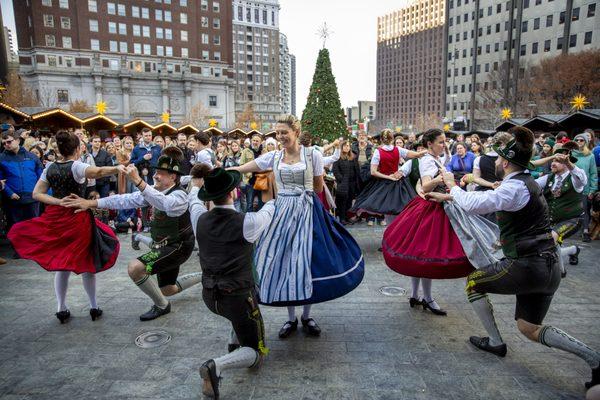 German American Weekend at Christmas Village.